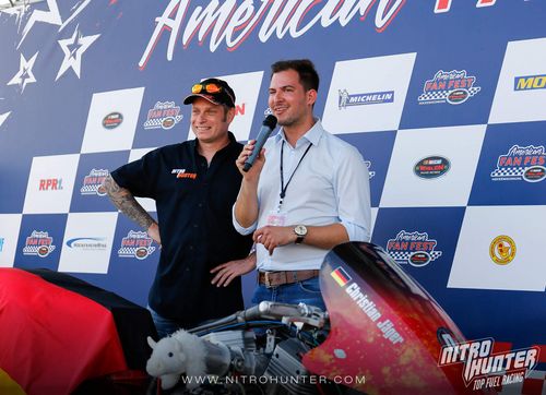 Interview at American Fan Fest / NASCAR Whelen Euro Series – Hockenheim, Germany